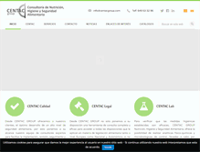 Tablet Screenshot of centacgroup.com
